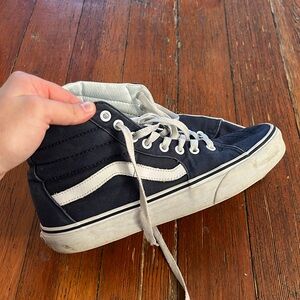 Blue Hi-Top Vans